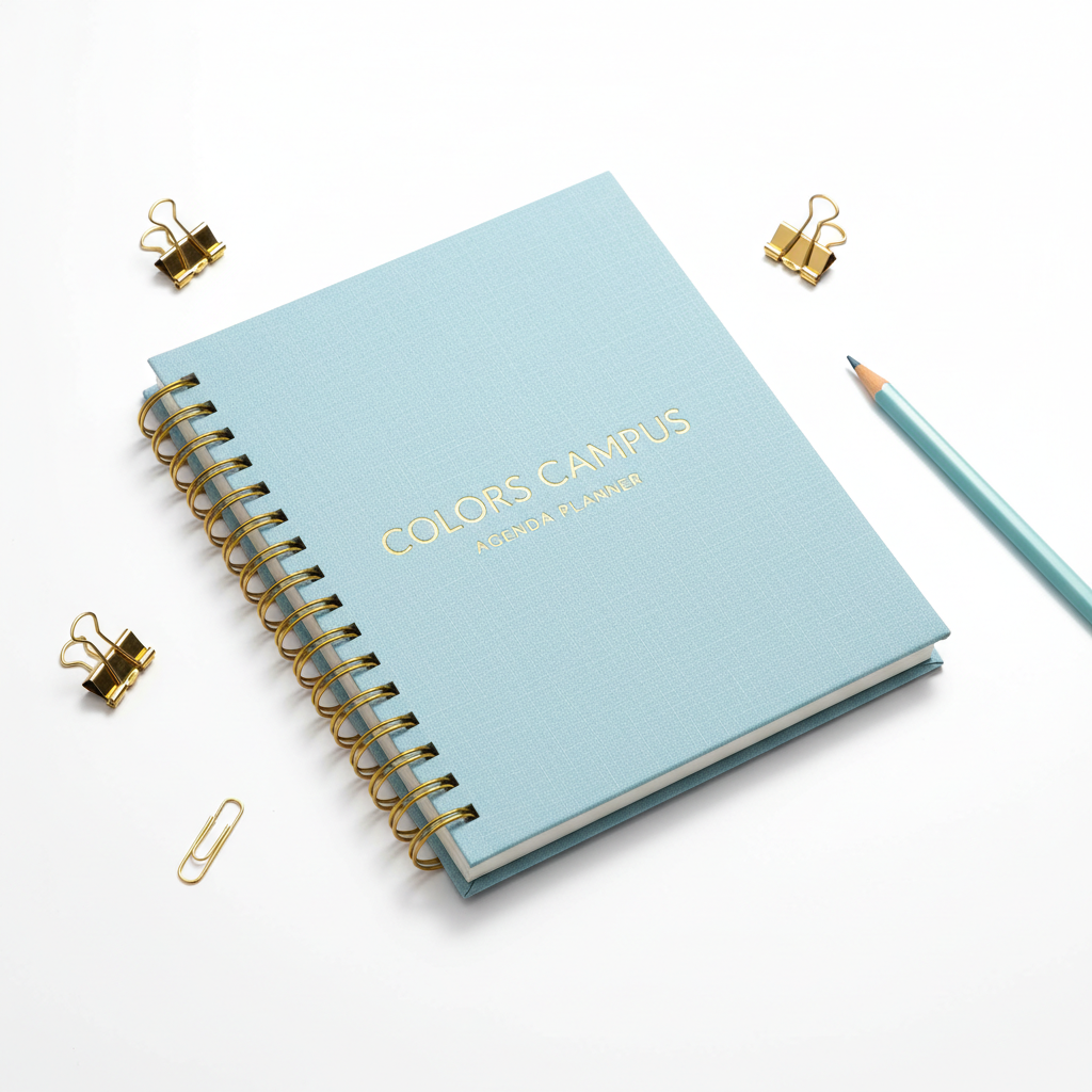 Agenda Bleu Pastel A5 Colors Campus