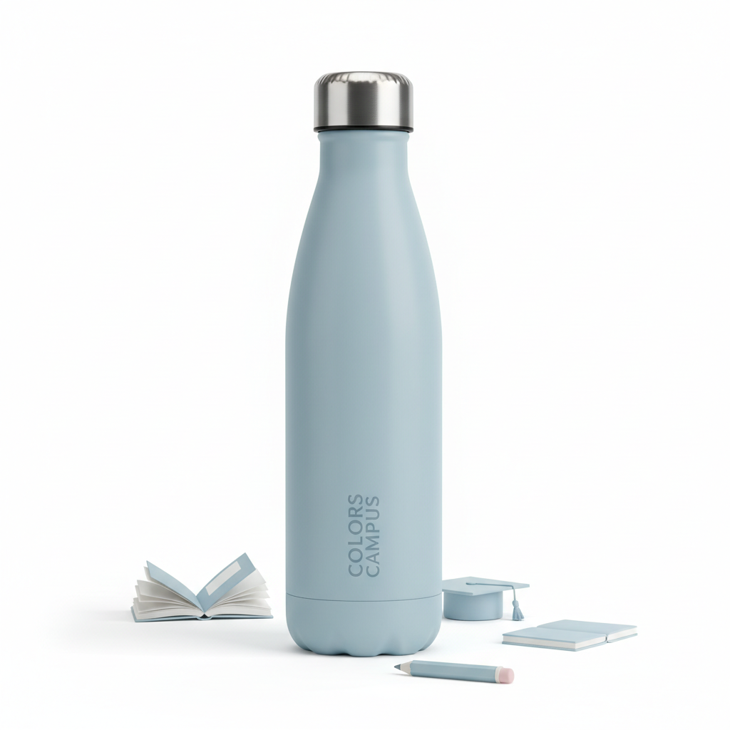 Gourde Bleu Pastel 500ml Colors Campus