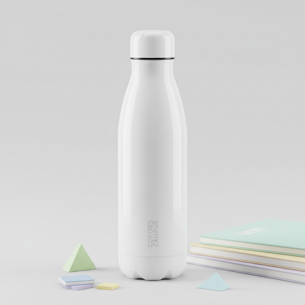 Gourde Blanche 500ml Colors Campus
