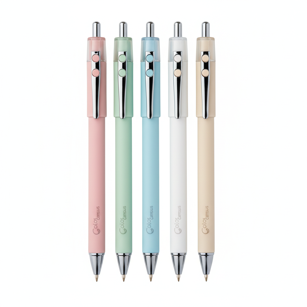 Stylo 4 Couleurs Colors Campus en teintes pastel