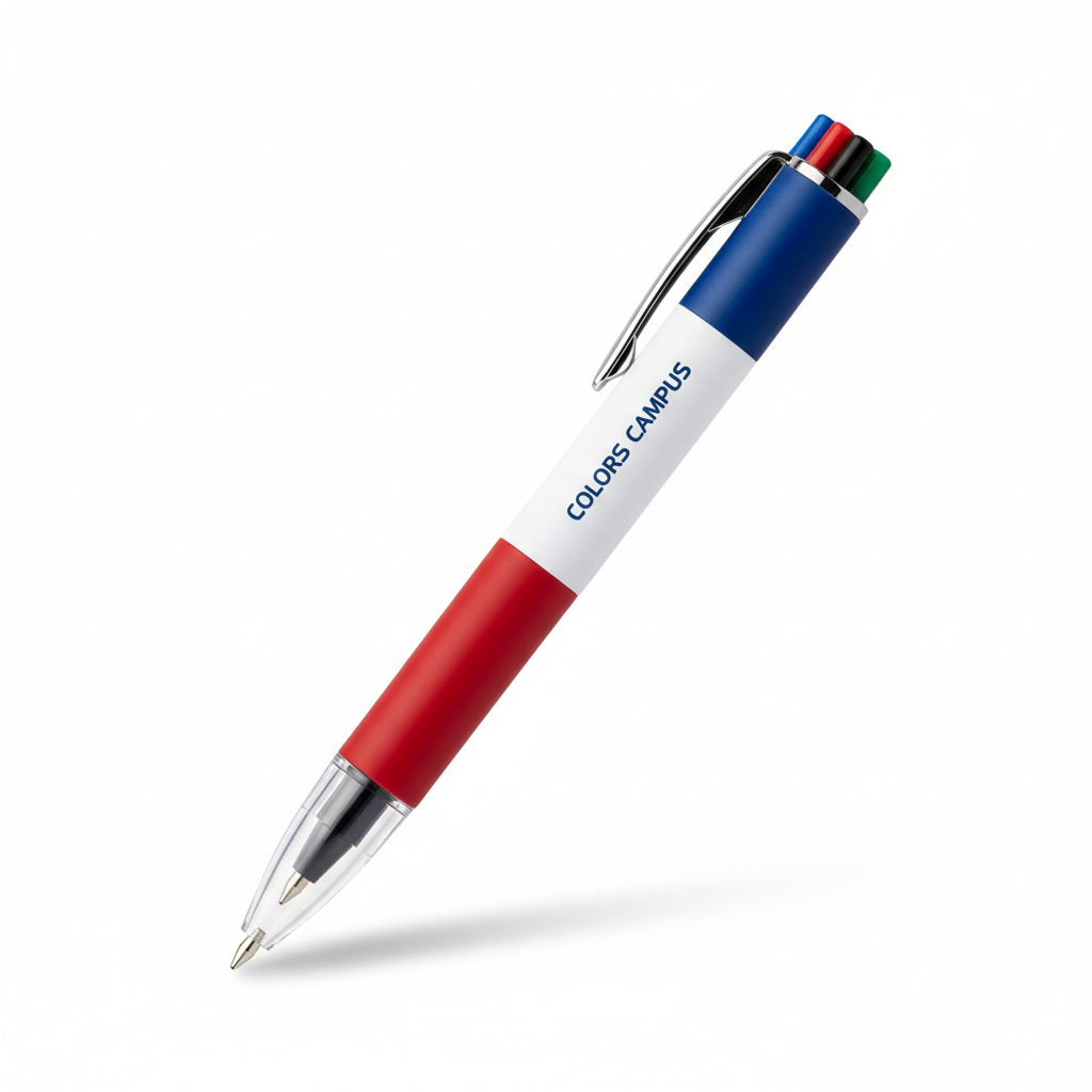 Stylo 4 Couleurs Édition France Colors Campus - bleu blanc rouge