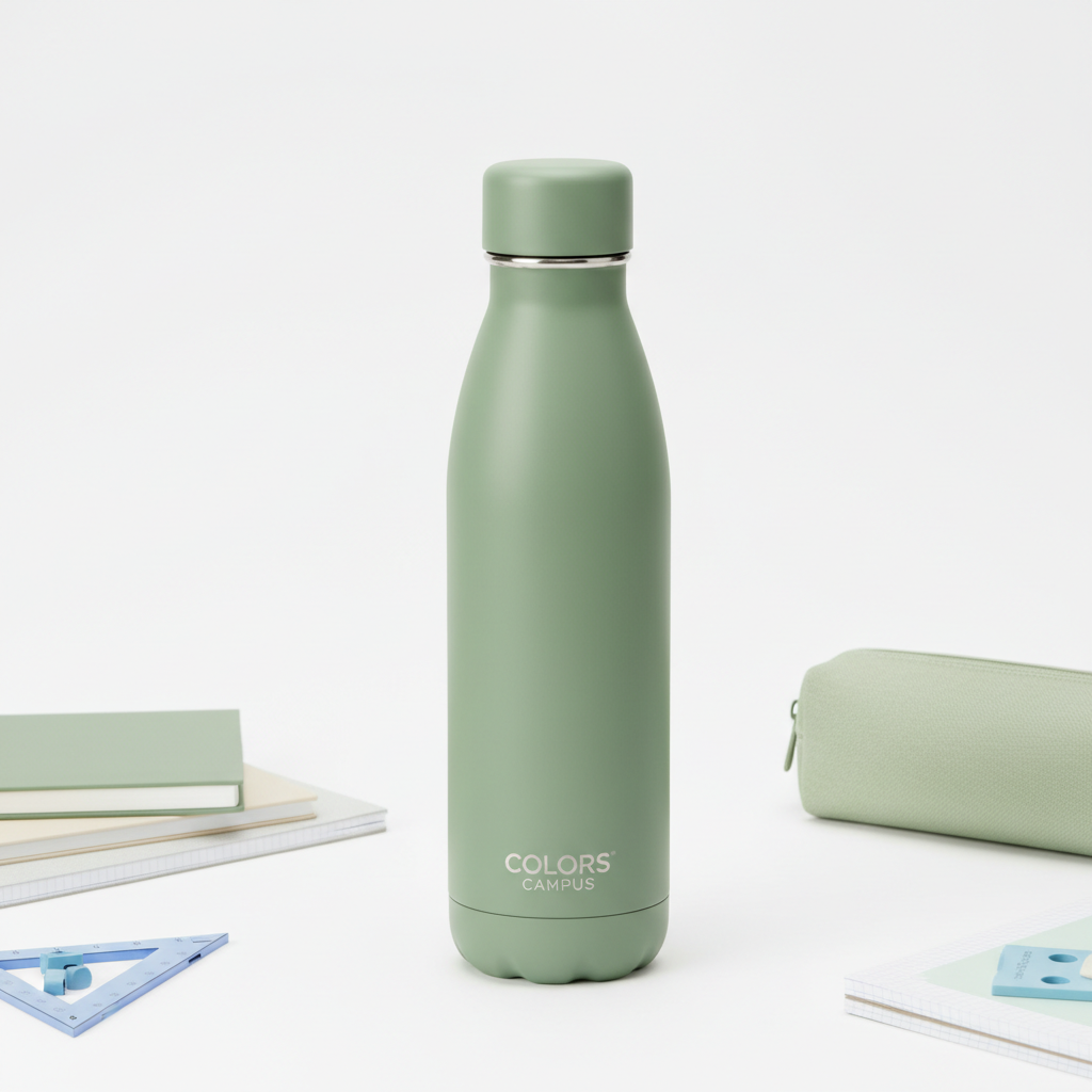 Gourde Vert Sauge 500ml Colors Campus